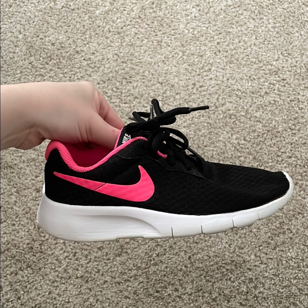 Nike Black and Pink Sneakers